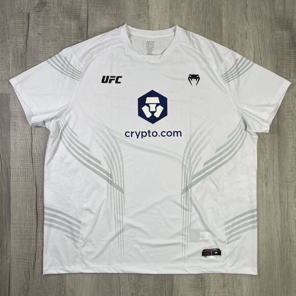 UFC Venum Authentic White Athletic Fight Night Walkout Jersey Size 3XL O - Picture 1 of 11